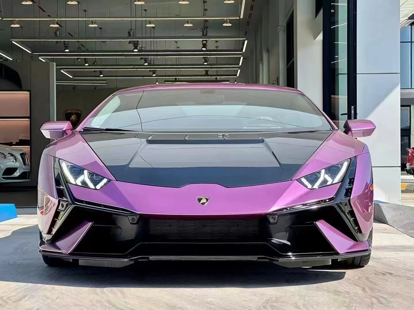 Передний бампер PP для Lamborghini 2013-2023 Huracan Tecnica LP610 LP580
