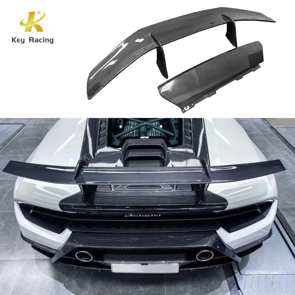 Высококачественный стильный задний спойлер LP580 LP610 из углеродного волокна крыло