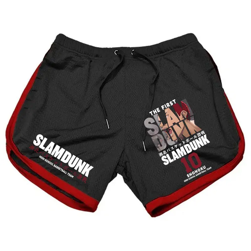 

Anime SLAM DUNK Sport 3 Inch Shorts Summer Sportswear Beach Jogging Short Pants Training Gym Fitness Running Basketball Shorts