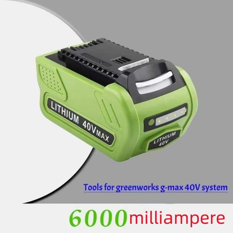 

Replace lithium ion battery Greenworks 40V 18Ah 6Ah for 29 472 G-Max 29 252 202 222 622 706 221 242 for electric tools