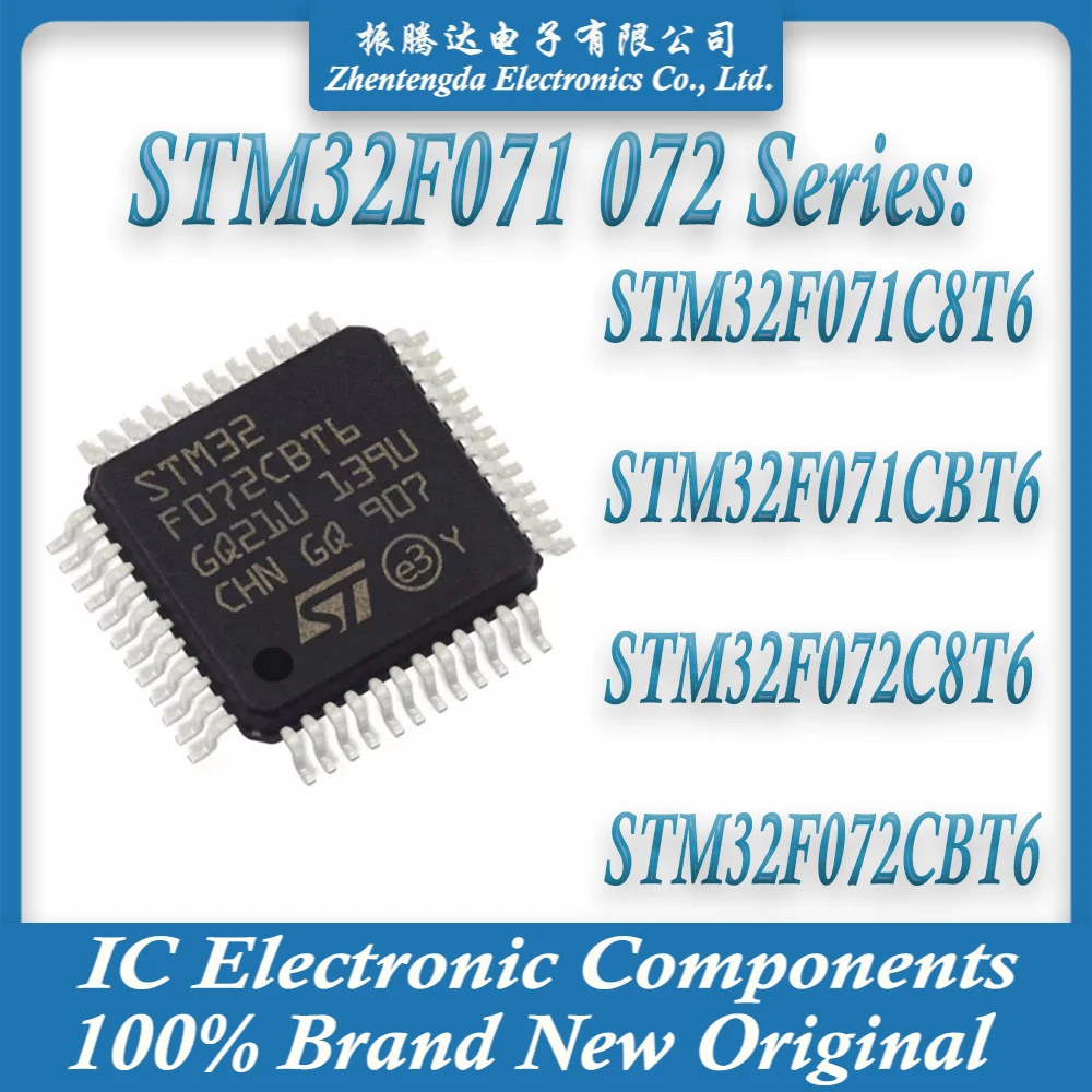 

STM32F071C8T6 STM32F071CBT6 STM32F072C8T6 STM32F072CBT6 STM32F071 STM32F072 STM32F STM32 STM IC MCU Chip LQFP-48