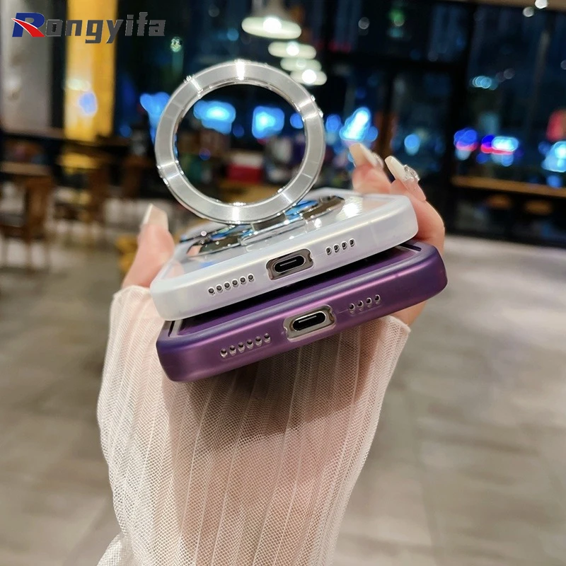 Чехол для телефона Huawei Nova Y70 Plus Y90 Y61 9 SE Honor X8 5G X6 X6S X7 X9 магнитный круглый бампер с