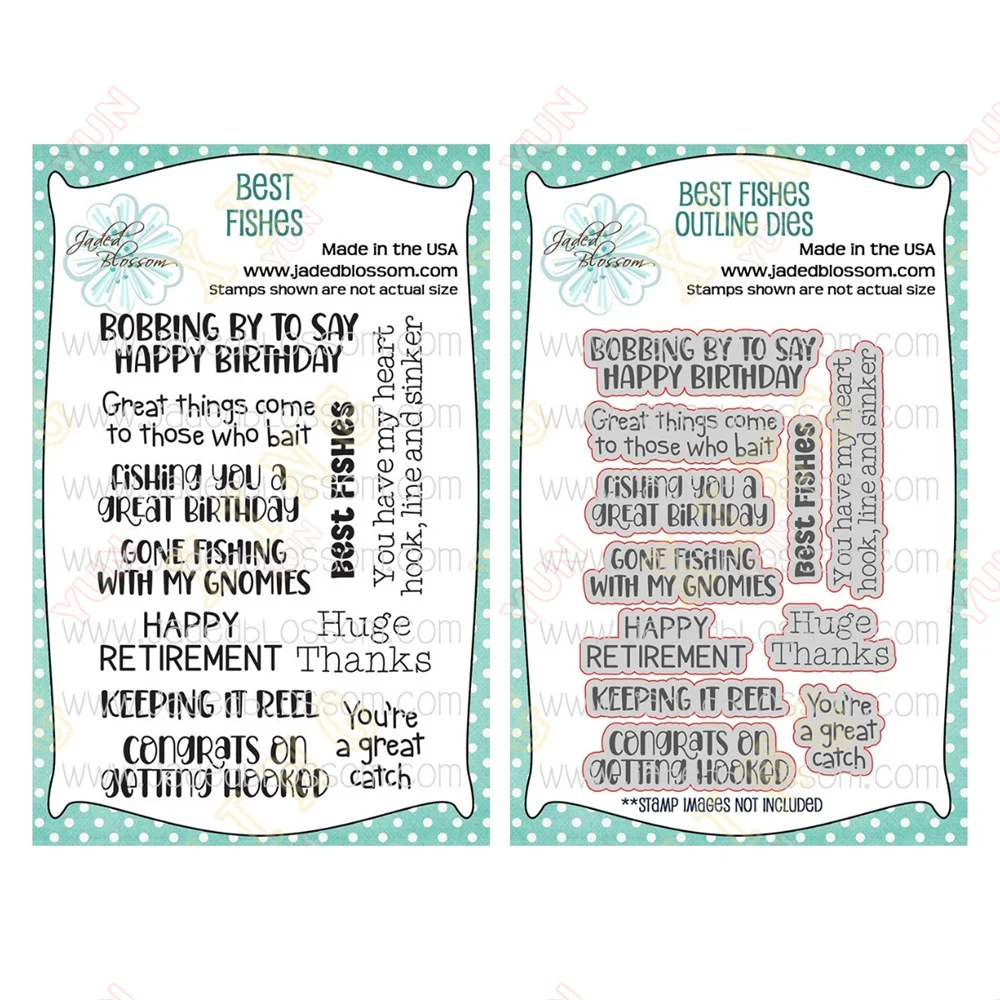 

Best Fishes New Scrapbook Decoration Stamps Stencils DIY Gift Card Craft Metal Cutting Dies Making Album Greeting Cards