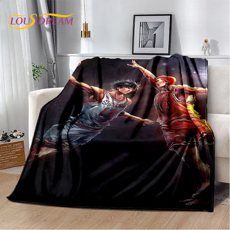 

Anime Slam Dunk Cartoon Soft Plush Blanket,Flannel Blanket Throw Blanket for Living Room Bedroom Bed Sofa Picnic Cover Bettdecke