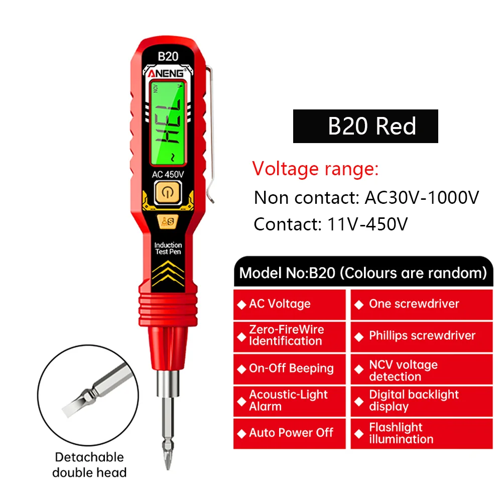 

Тестер напряжения ANENG B20 B16 VD807