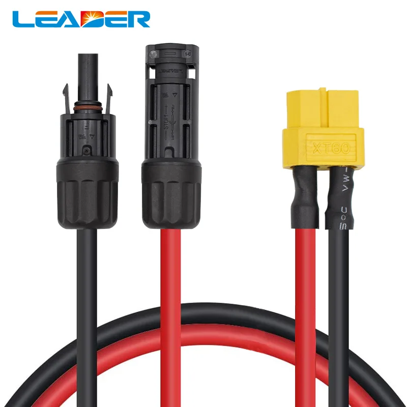 Силиконовый кабель 50 шт./лот на заказ 1 м 12awg с штекером XT60 для солнечного разъема
