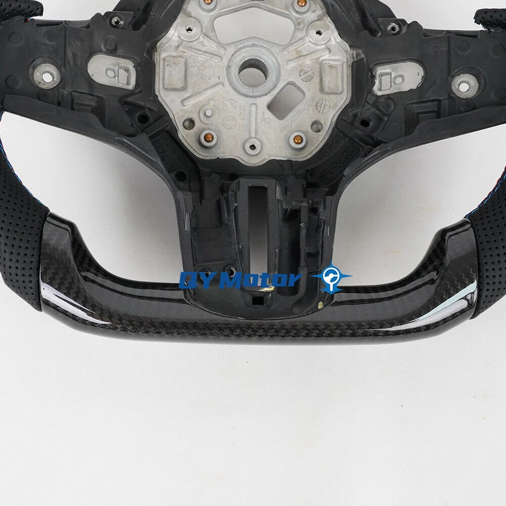 Фото Рулевое колесо из углеродного волокна с подогревом для BMW G30 G20 G01 G02 G05 G06 G07 M4 M5 F90 M8 X3M X4M X5M X6M F40 F44 F97 F98 F95 F96 Красный №5