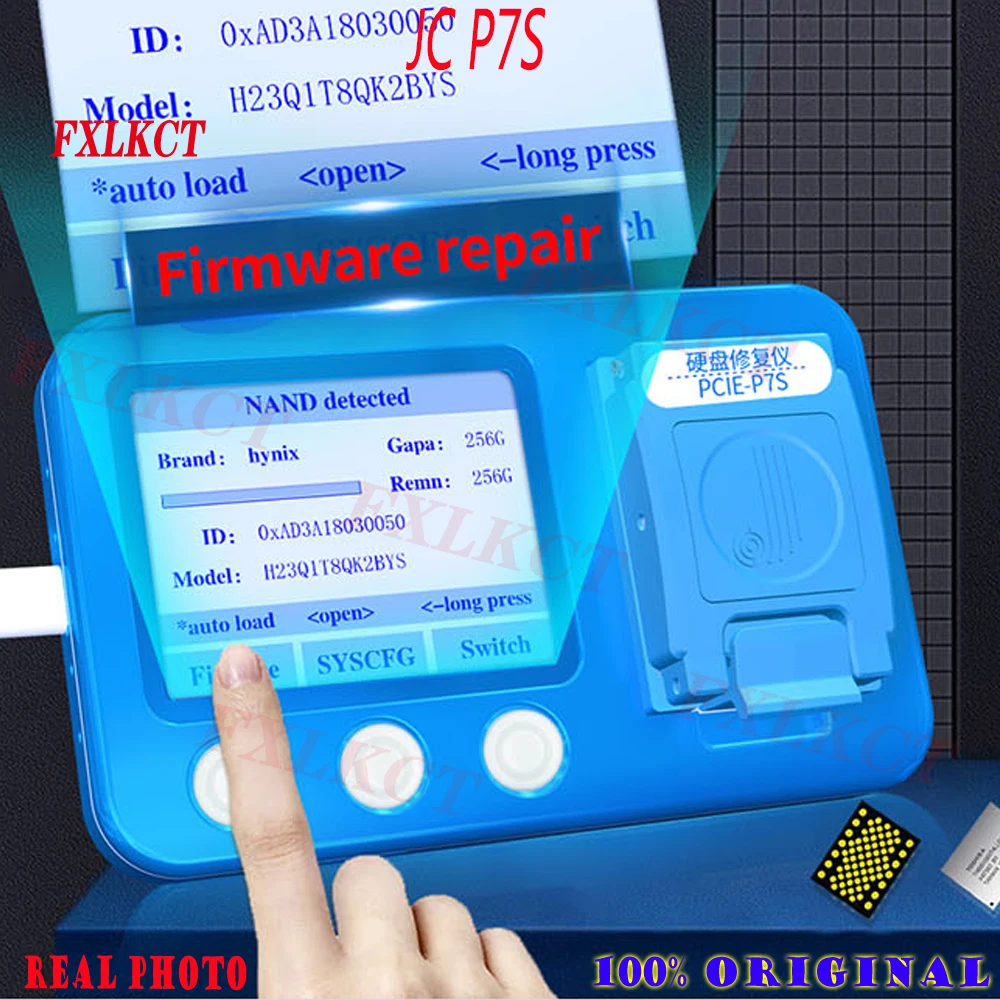 Фото Ремонтный программатор JCID JC P7S NAND BGA70 для iPhone 5SE-7P lPAD 5-7 Syscfg, погрешность считывания и записи №3