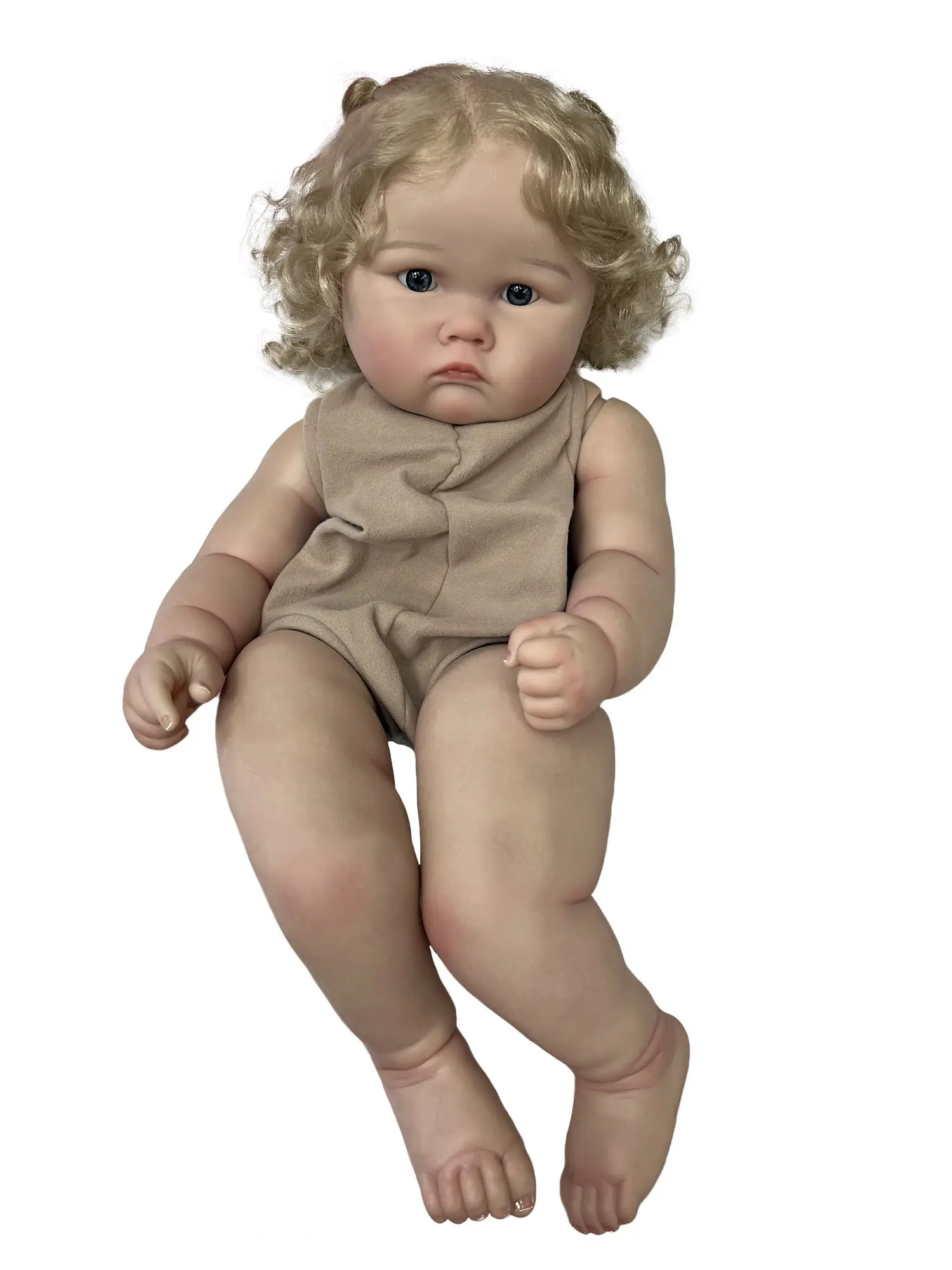 Schöne 28 "Reborn Doll Kits unlackiert Silikon Neugeborenen Baby Schimmel 