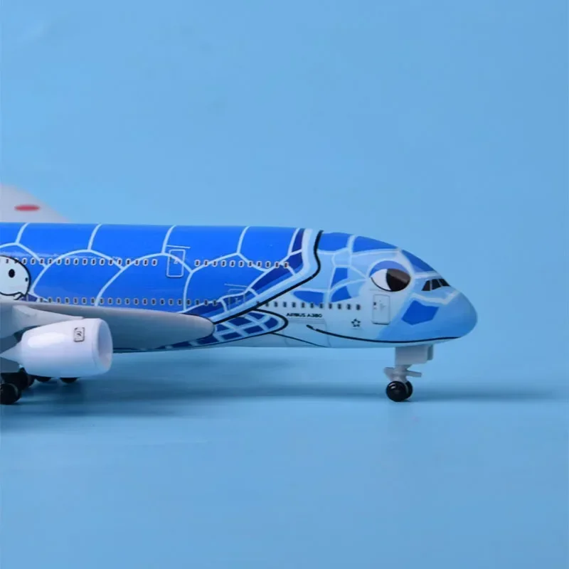Литой под давлением масштаб 1:400 A380 ANA KaLa Turtle Airlines самолеты самолет с шасси модель