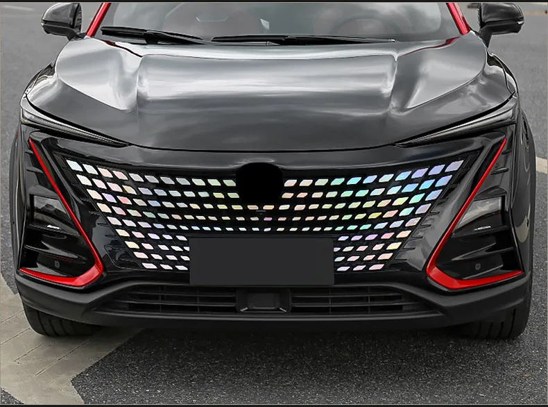 

Для CHANGAN UNI-T unit 2022 2023 аксессуары для украшения внешней части автомобиля, меняющая цвет экрана, пленка, патч