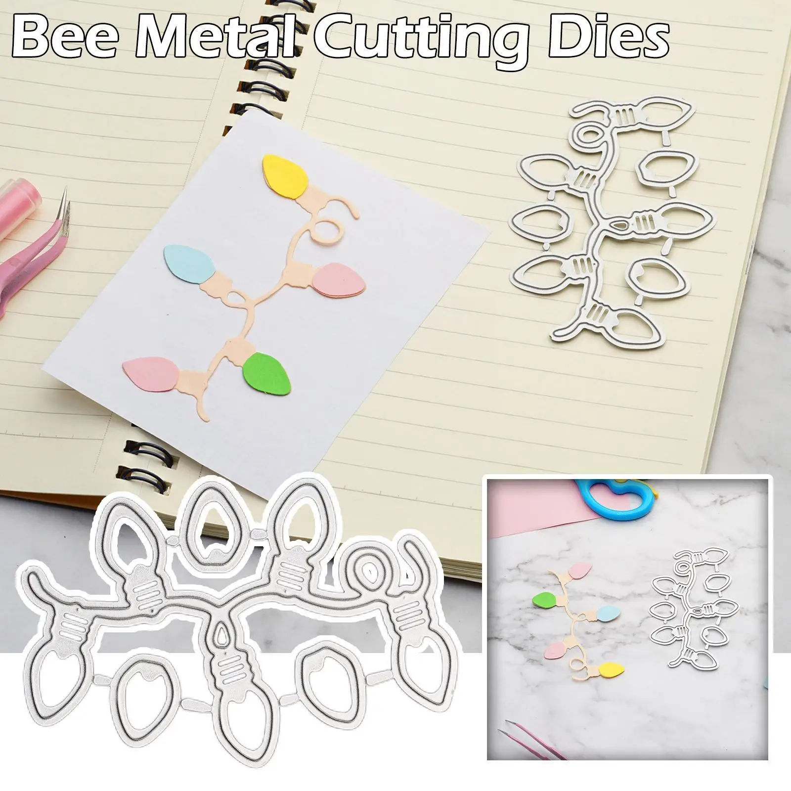 

Bee Metal Cutting Dies Stencil Scrapbooking Diy Album Stamp Paper Card For Handmade Greeting Cards Embossing Decor Craft G7t5