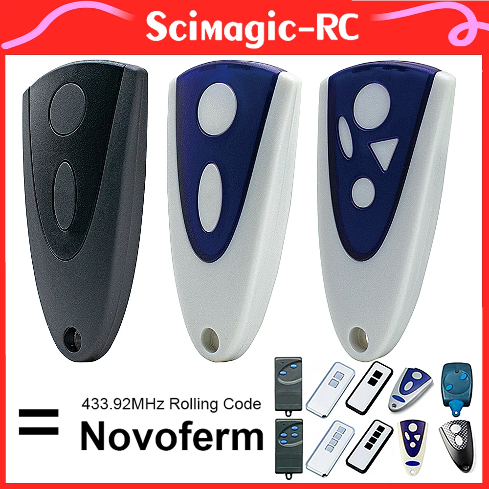 Для замены NOVOFERM NOVOTRON 502 MAX43-2, 504 MAX43-4  433.92 MHZ Rolling Code Пульт дистанционного управления открыванием гаражных ворот
