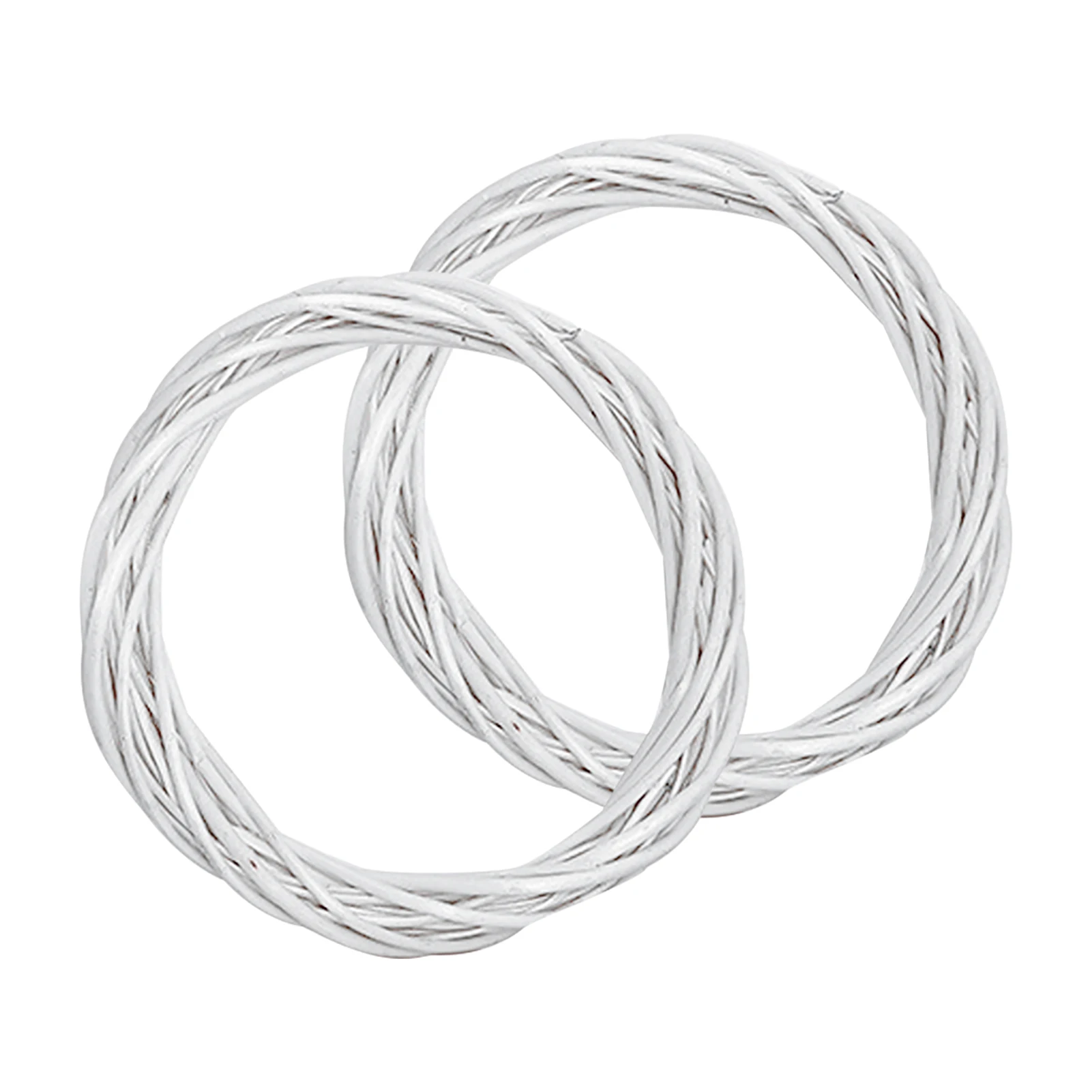 

22/30cm Wicker Wreath Decor Christmas Rattan Vine Ring Floral Hoop Natural Ornaments DIY Craft For Christmas Wedding Part