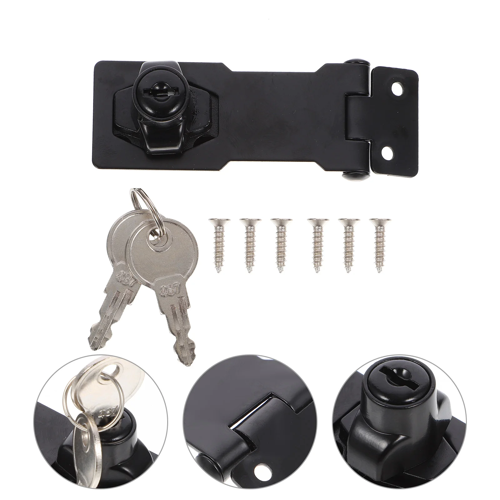 

Hasp Lock Door Latch Padlock 2 1 Zinc Alloy Closet Window Locks Child Proof Kids