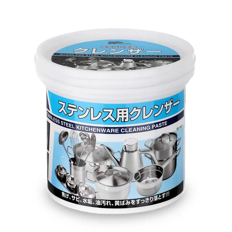 

500g Multi-Purpose Polish And Cleaner Paste Polishing Cream Stainless Steel Rust Remover Household Kitchen Cleaning Supplies