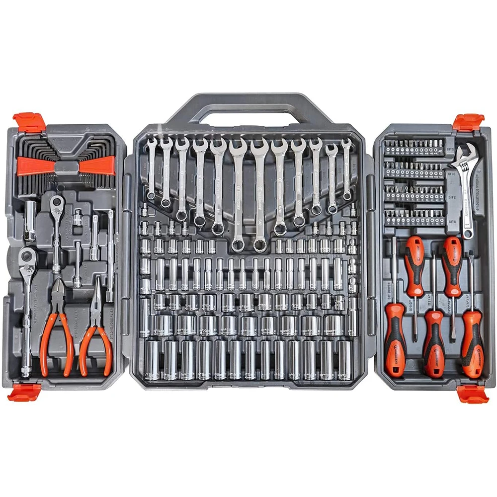 

180 Pc Professional Tool Set in Tool Storage Case household full ste