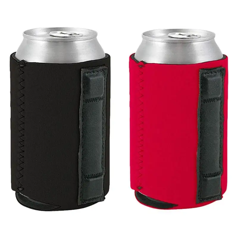 

Beer Sleeves Camping Can Cup Soda Cover With Magnet Neoprene Drink Cooler Portable Bottle Outdoor Sleeve For Party Birthday