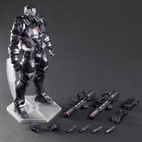 play arts marvel avengers ironman war machine super hero black iron man bjd action figure model speelgoed
