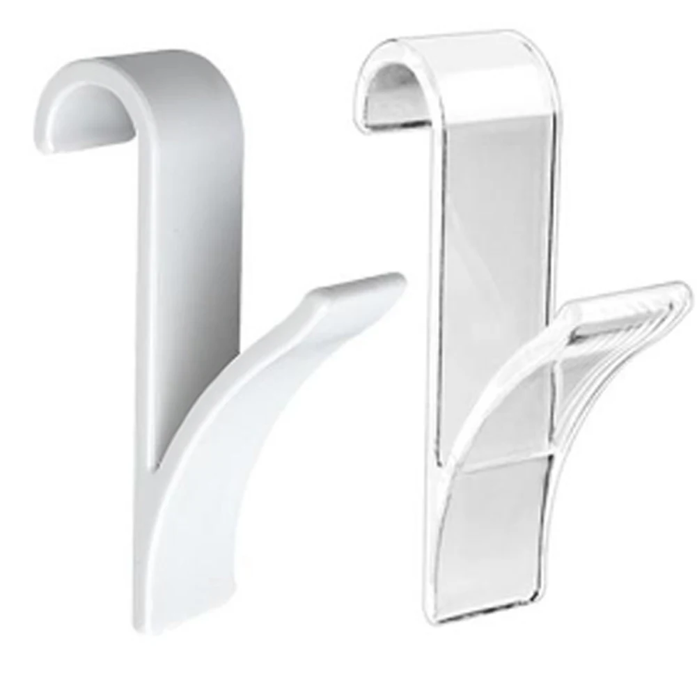 

Towel Mop Hooks Hanger Storage Holders Wide Application Clothes Hat Rail Tubular Bath Hook Holder Non-slip Heat Resistant
