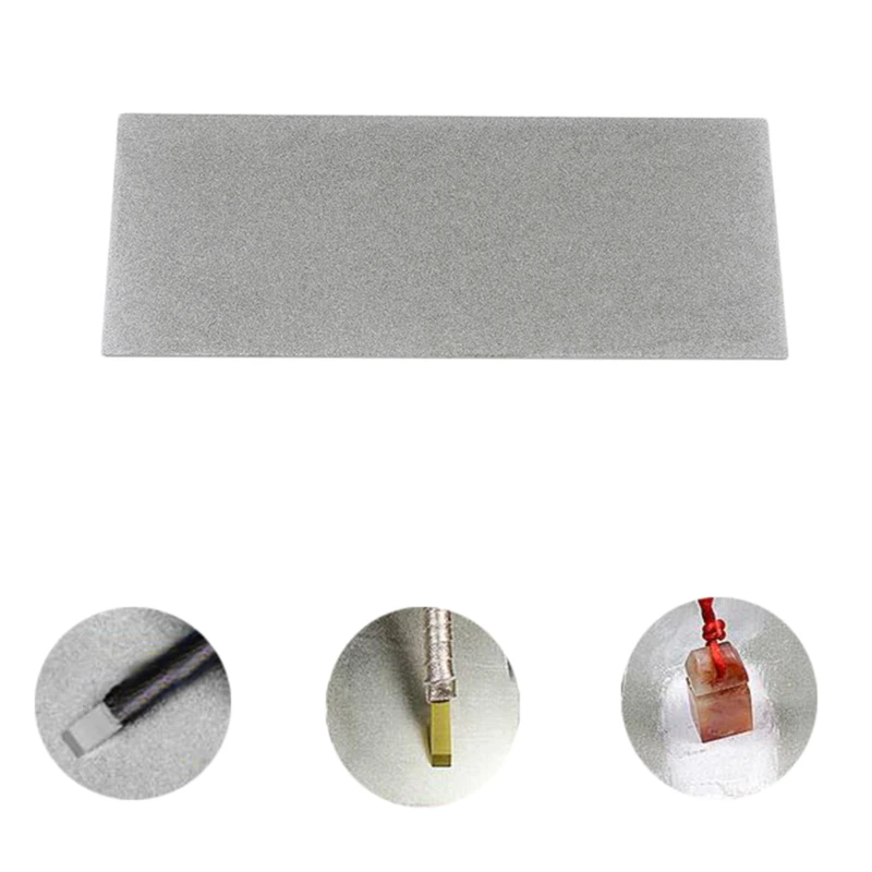 

Diamond Whetstone Diamond Sharpening Stone Polishing Block Whetstone Knife Stone Bar Wood Non-Slip Base