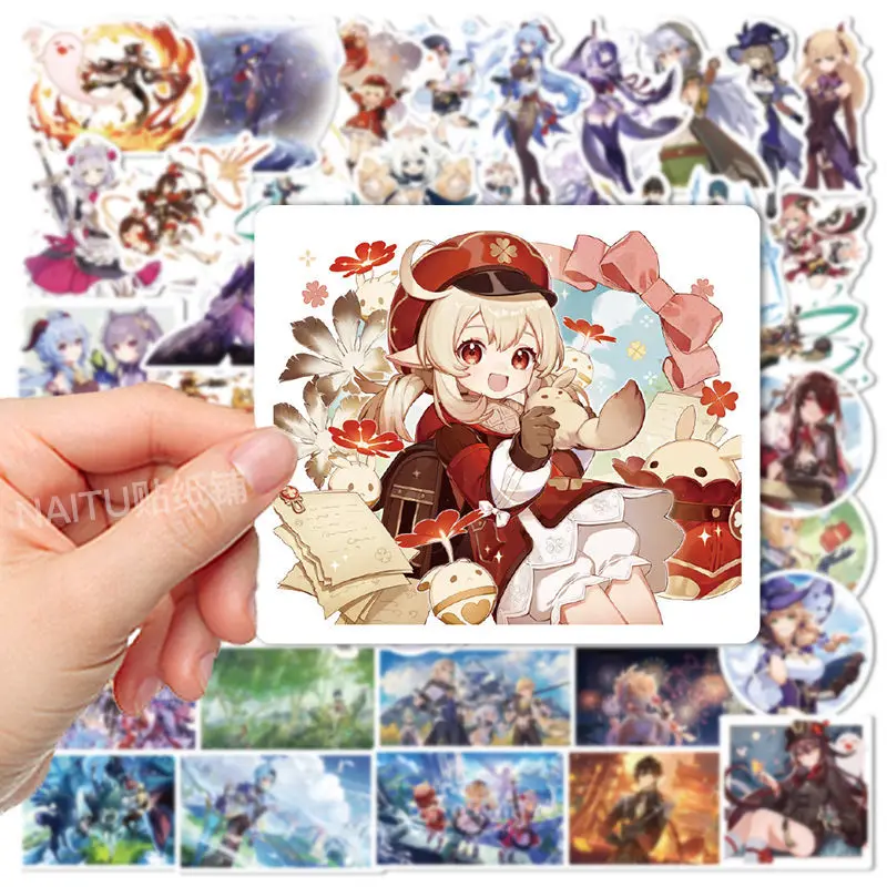 

100 шт., водонепроницаемые наклейки для ноутбука