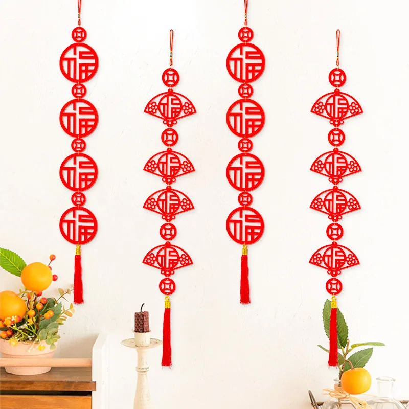 

1pair Chinese New Year Hanging Decorations 2023 Year Of Rabbit Ornaments Spring Festiva Lunar Year Party Decor