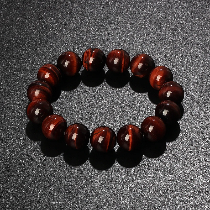 

Original Lightning Red Tiger Eye Bracelets Men 6-16mm Natural Energy Stone Round Beads Bracelets for Women Soul Jewelry Pulsera