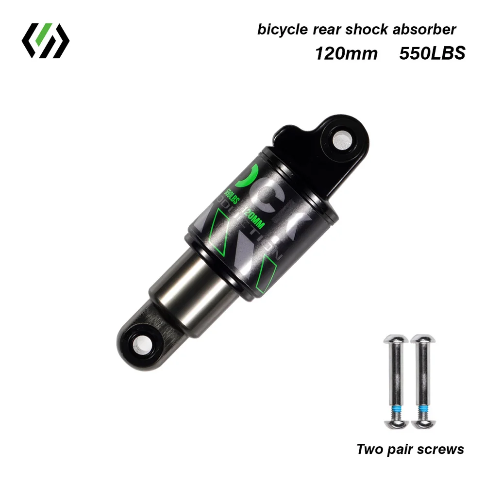 

Shock Absorber Bike Rear Shock 120/125/150/165/185/190/200mm Bicycle Oil Spring Biliary Bike Black High Quality