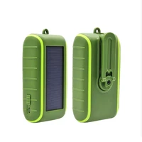 5v 1a 8000mah newest high quality solar power bank mobile power pack safe reliable emergency hand cranked device