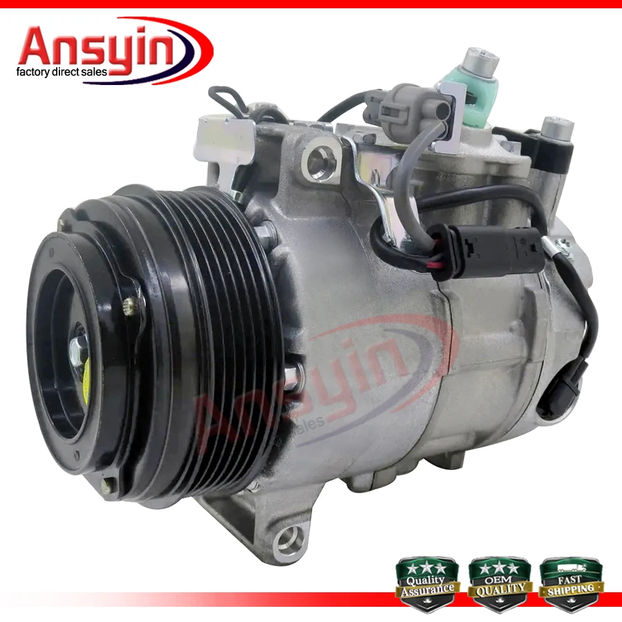 Автомобильный Компрессор кондиционера 6SBU16C для Mercedes c180 coupe (w204) A0008302600 447160-6010 DCP17179