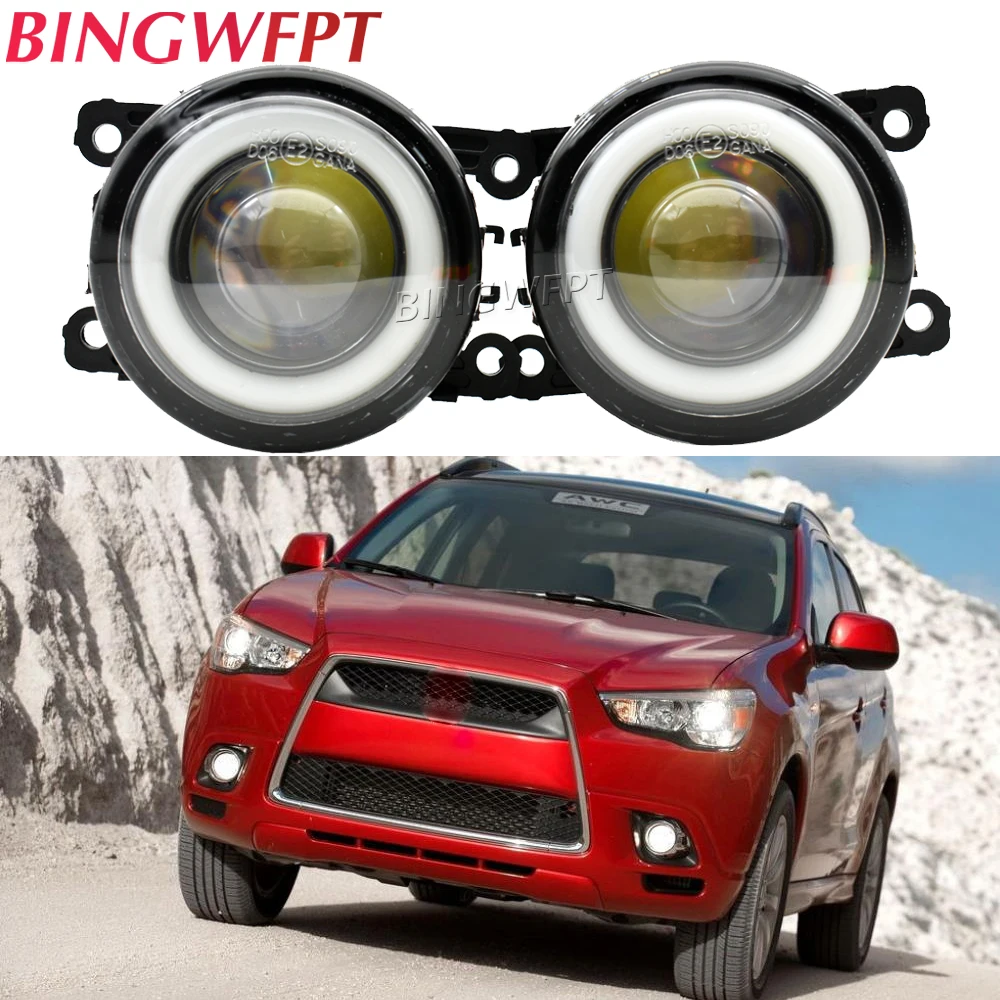 

Противотуманные фары s, светодиодные противотуманные фары для Mitsubishi ASX L200 Pajero 4 Outlander Grandis 2003-2015, противотуманные фары Angel Eye, передсветильник s,...