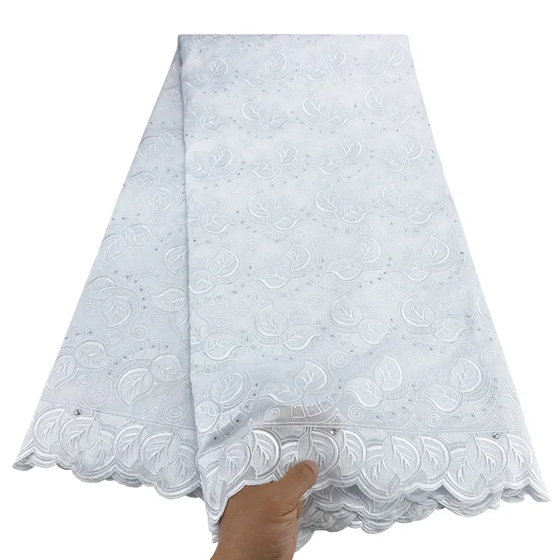 Швейцарская вуаль кружева в Швейцарии желтый с Стразы 886 5 ярдов вышивка