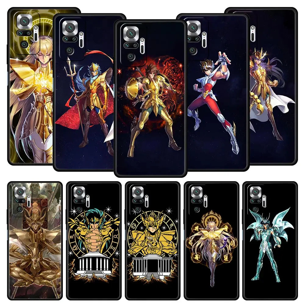 

Soft TPU Phone Case For Xiaomi Redmi Note 10 11 9 8 Pro 9S 7 8T 9T 9A 8A 9C K50 K40 Gaming Cover Saint Seiya Anime Virgo Shaka