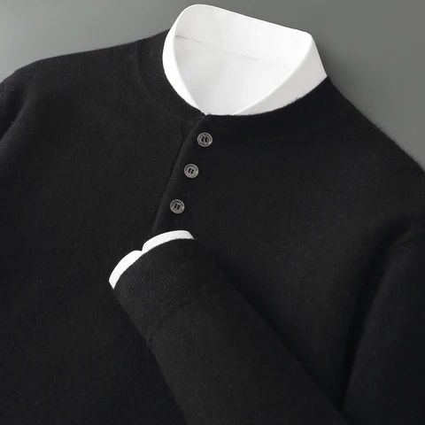 Мужской кашемировый пуловер Smart Casual