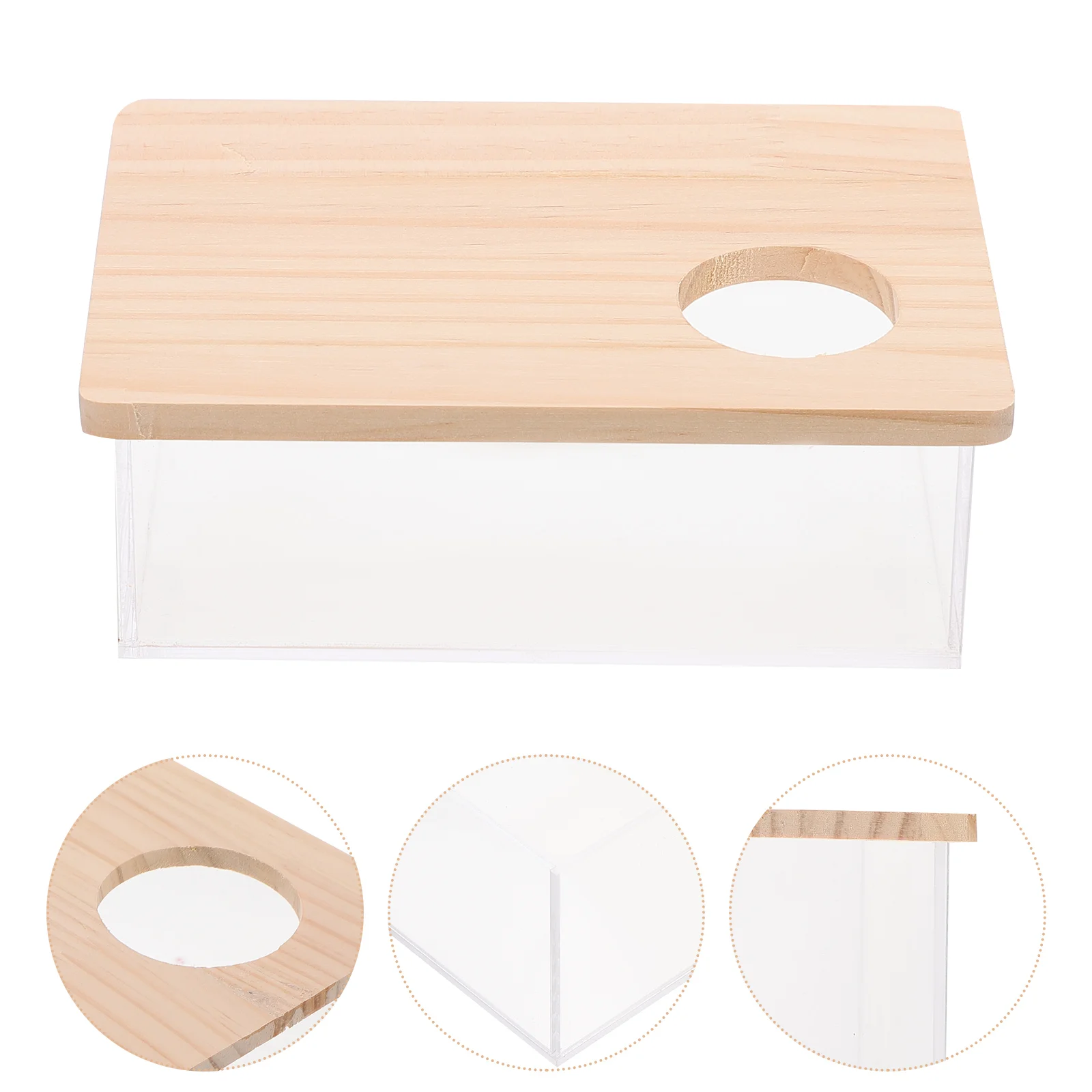 

Hamster Sand Bath Box Container Small Bathtub Hideout Pet House Bathroom Hamsters Animal Bathing Chinchillashower Toilet Pets