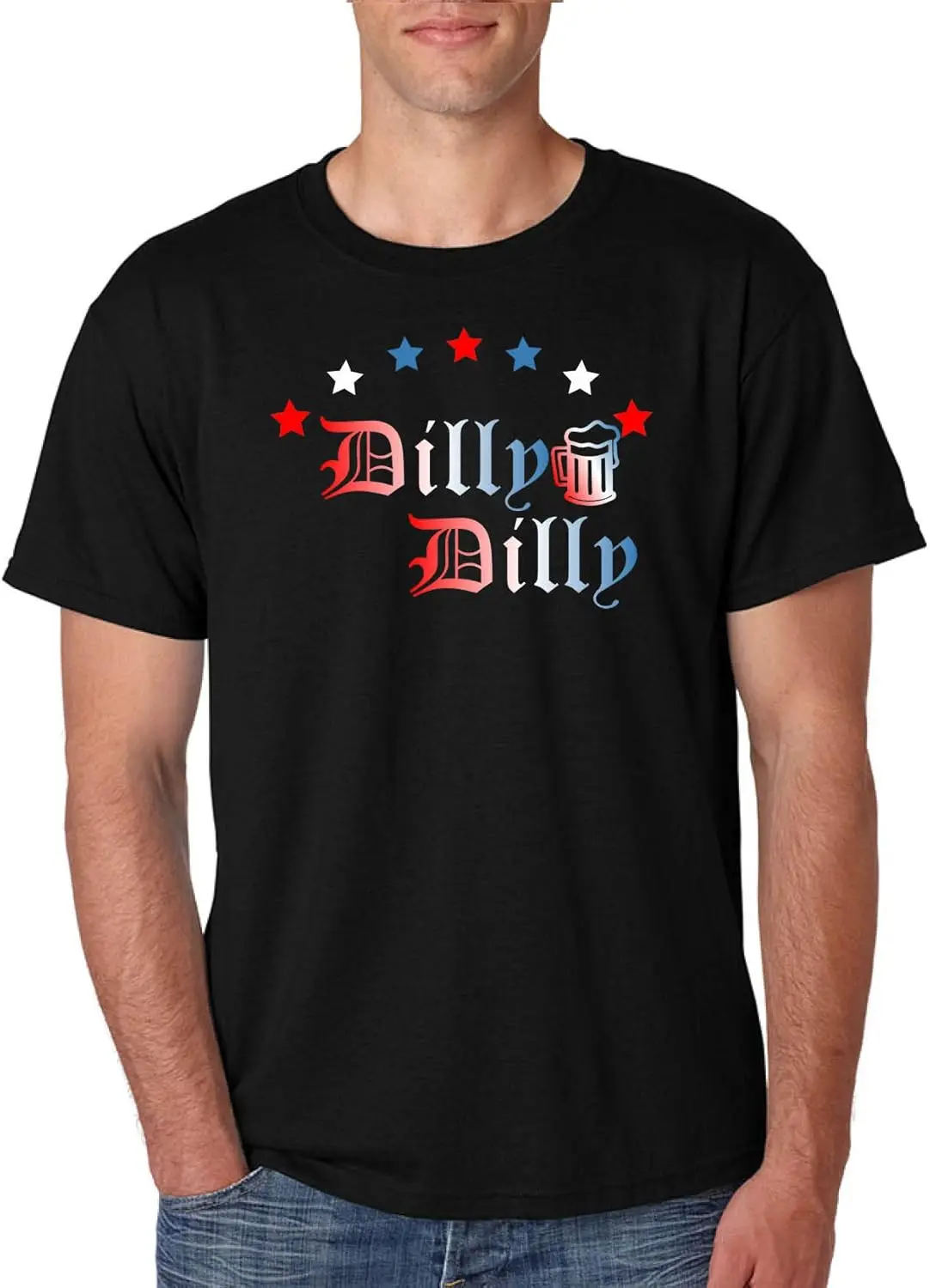 ALLNTRENDS Мужская футболка Dilly 4 июля трендовые удовольствия флаг США