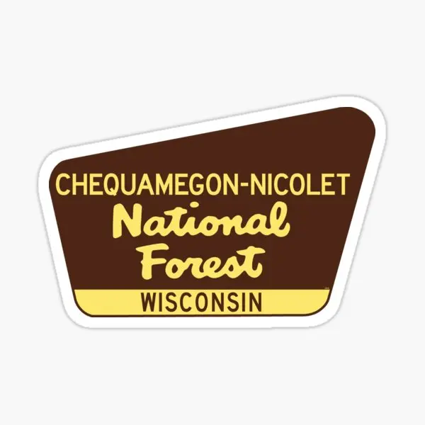 

Chequamegon Nicolet Национальный лес Wisc 5 шт. Автомобильные Наклейки для декора мотоциклетные бутылки для воды Детский милый ноутбук Забавный принт автомобиля