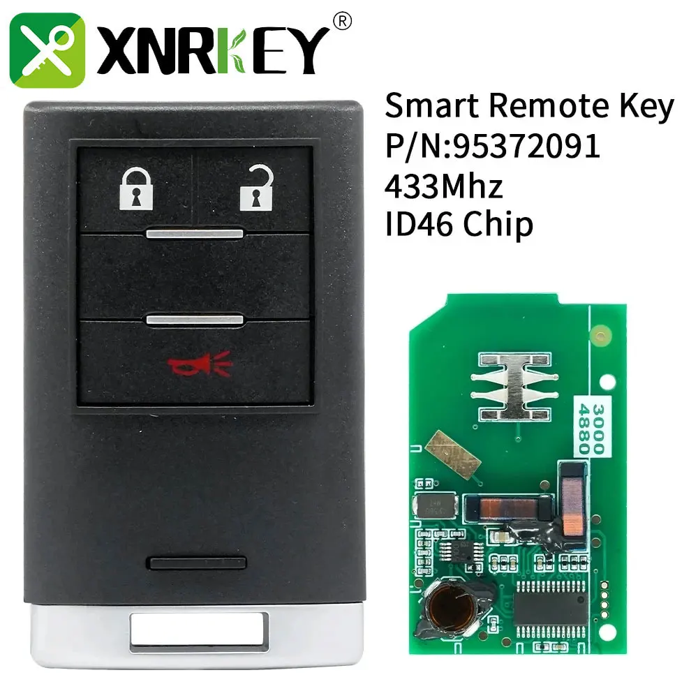 XRNKEY умный дистанционный Автомобильный ключ с 3 кнопками 433 МГц ID46 чип для Holden Chevrolet