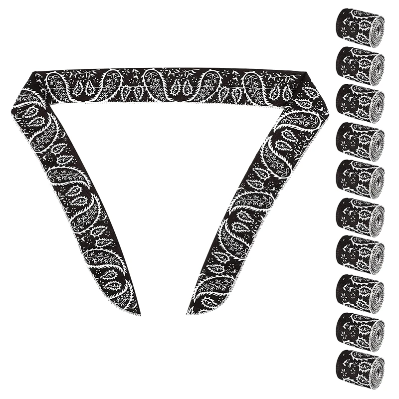 

Hot 10Pcs Ice Cool Scarf Cooling Scarf Neck Wrap Headband Cooling Scarf Instant Chill Neck Scarf Soaked Tie Around Neck