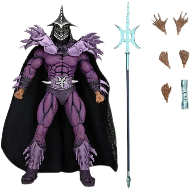 

NECA Turtle Movie Version Madness Shredder Comic Color Limited Edition Dolls Models Figures Ornaments Soldiers Movies Anime