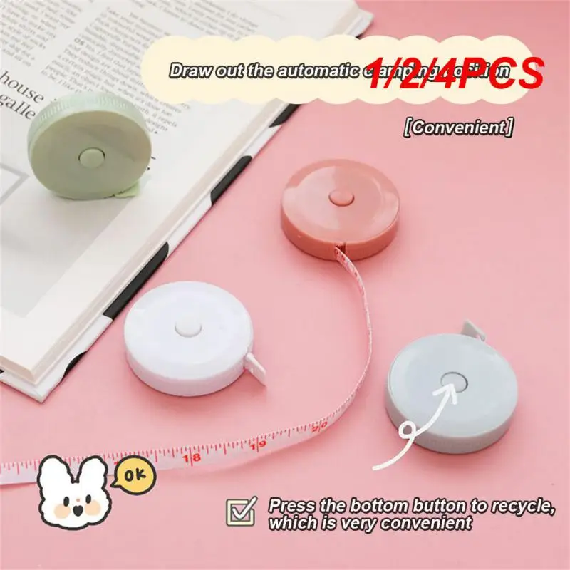 

1/2/4PCS Soft Measure Double Scale Body Sewing Flexible Measurement Ruler For Home Body Measuring Tools Tailor Craft Gadget