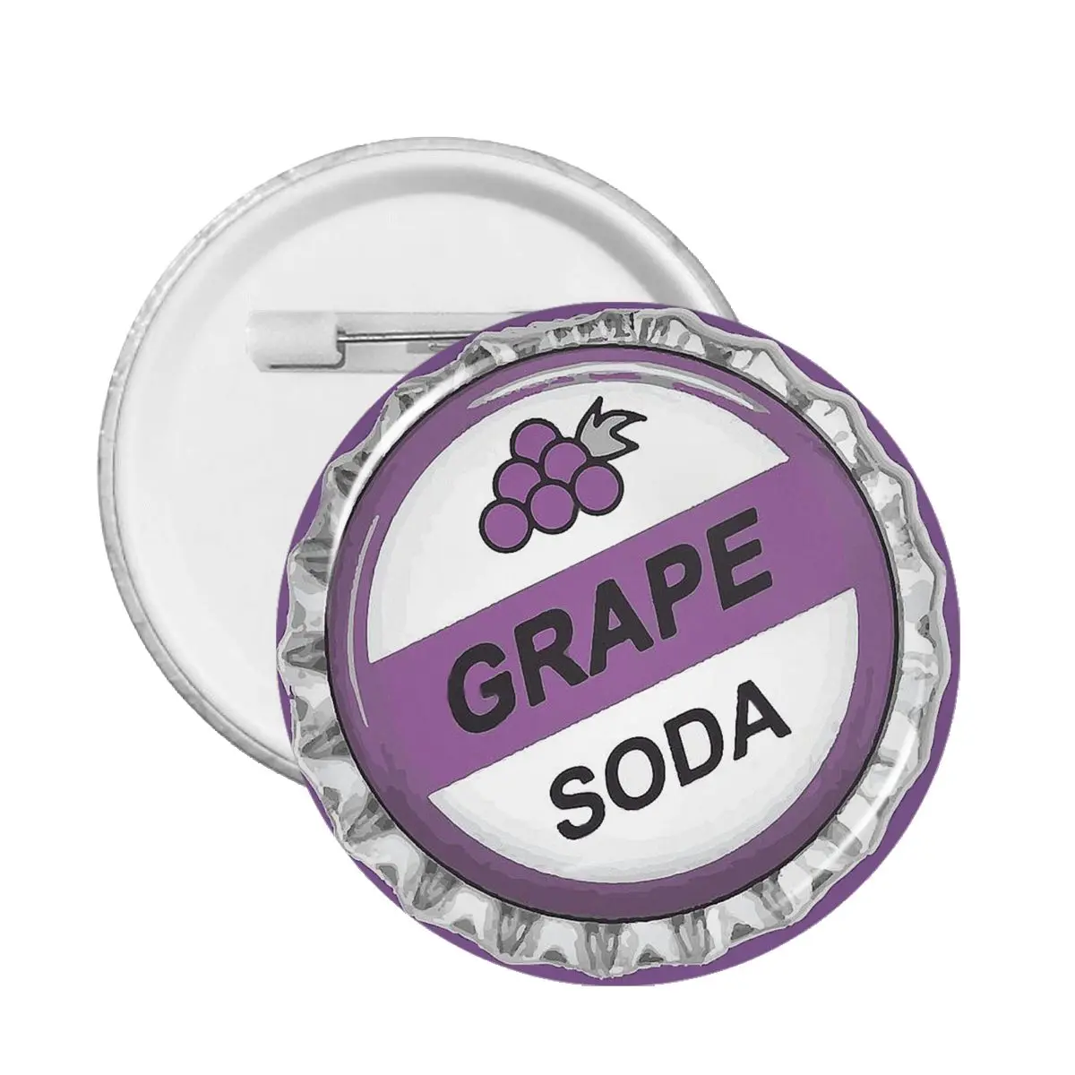 Grape Soda Pin Badge Cute Pins For Friends Badges Brooches For Clothes