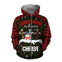 2021 new christmas essential hoodie zipper knit pattern men 3d printing casual unisex sweater harajuku pullover sportswear 02
