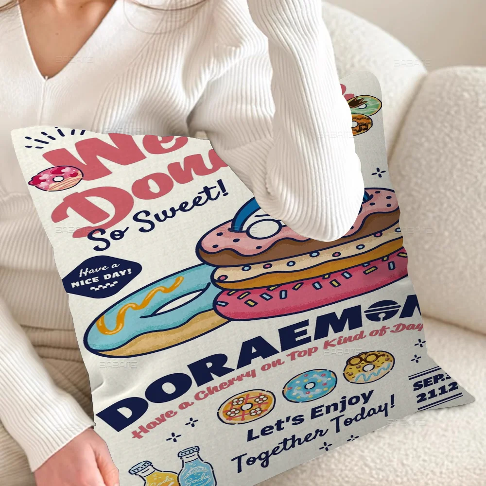 Наволочка Doraemon для спальни и гостиной дивана декоративная наволочка