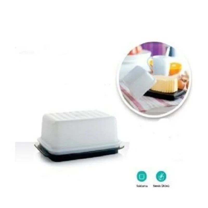 

Kitchen Storage Box, Tupperware Butter Bowl with Lid, Smell Proof