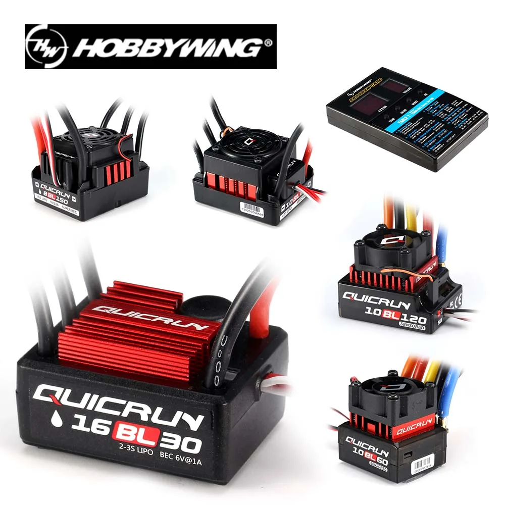 

Бесщеточный Регулятор Скорости Hobbywing, модель WP 16BL30, 10BL60, 8BL150, 10BL60, 10BL120, 30A, 60A, 120A, 150A, для радиоуправляемого автомобиля 1/8 1/10