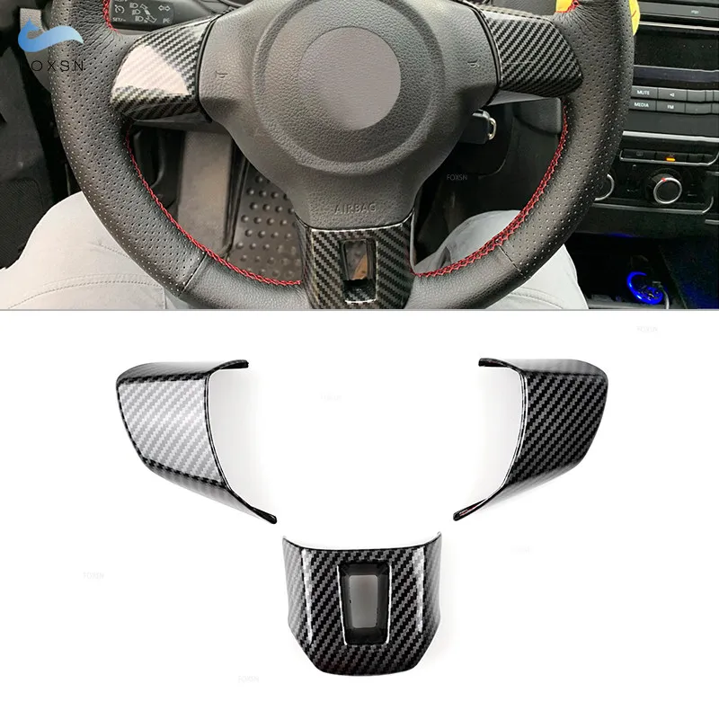 Для VW Golf 6 MK6 Jetta Bora Polo Touran EOS Caddy 3 шт. текстура из углеродного волокна внутренняя
