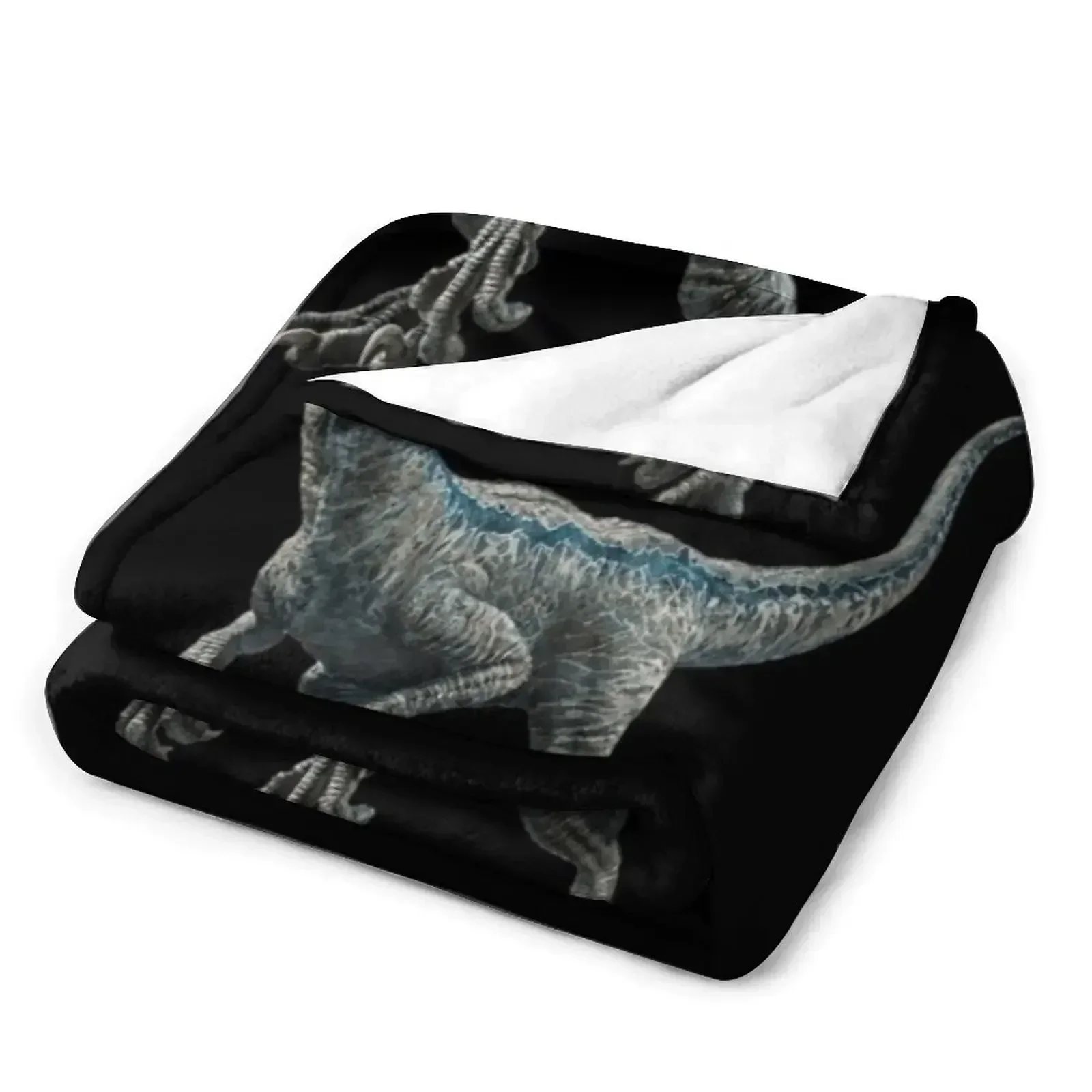 Плед с динозавром Велоцираптора забавный подарок тонкие одеяла