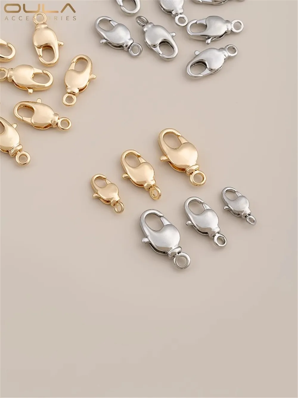 Универсальная вращающаяся Пряжка Корейская пряжка-карабин 14K сумка Золотой